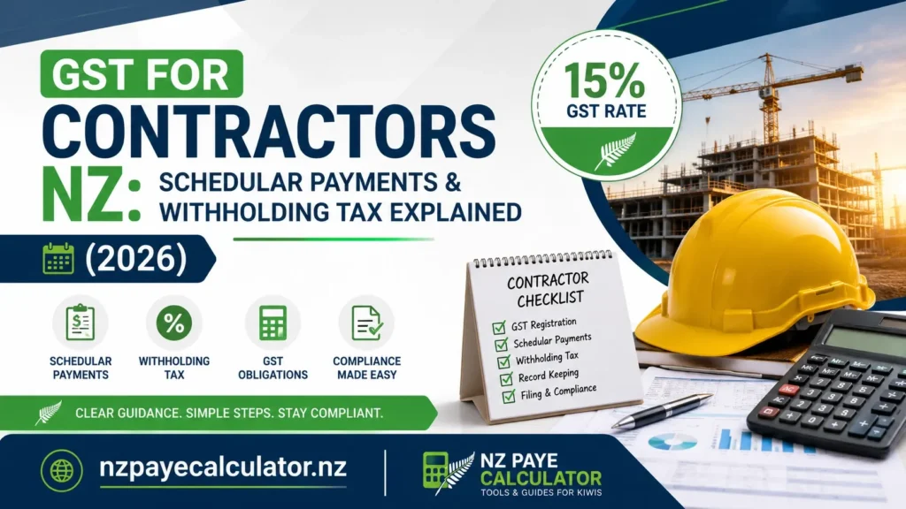 GST for Contractors NZ: Schedular Payments and Withholding Tax Explained 2026