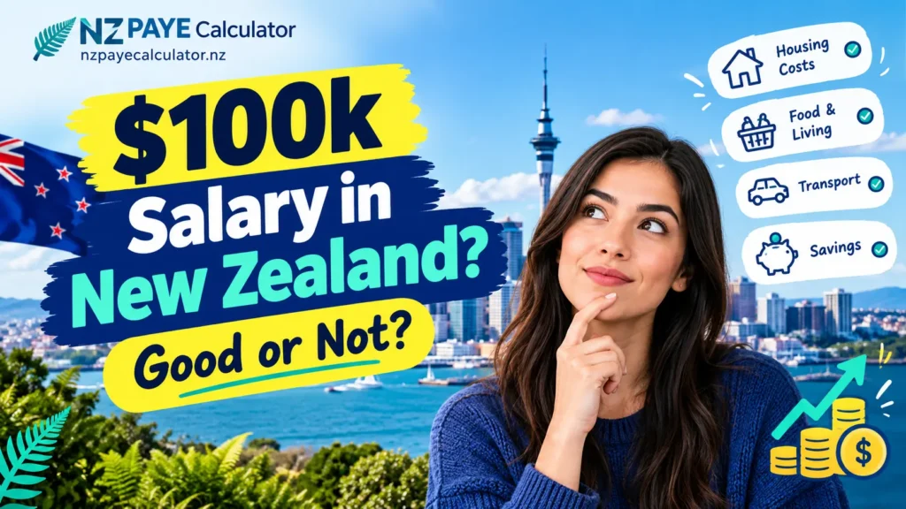 $100k salary in New Zealand: take-home pay, living costs, savings, and whether a $100,000 salary is good in NZ