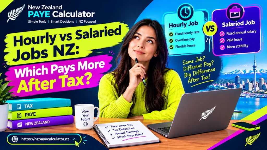 Hourly vs salaried jobs Nz. which pays more after tax
